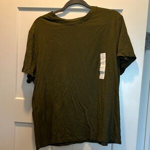 Womens Olive Green T-Shirt